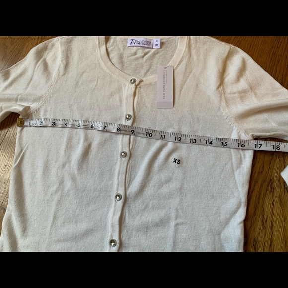 7TH Avenue Design Jewel button knit cardigan size XS - Picture 6 of 9